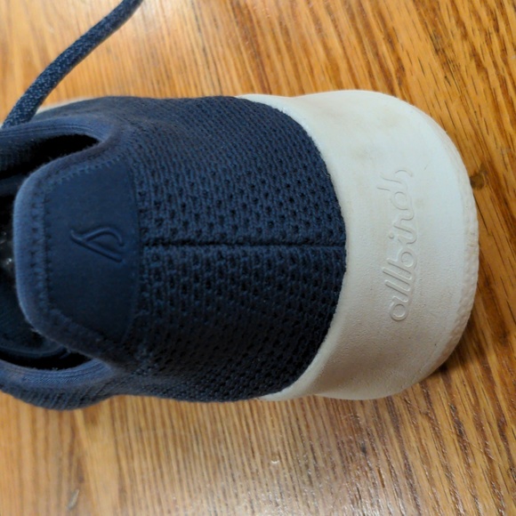 Allbirds Navy Tree Runner Sneakers Size 9 - Picture 6 of 12